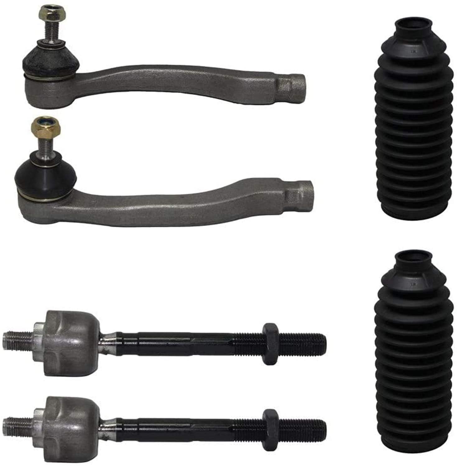 Detroit Axle - Front Tie Rods for 1996-2000 Honda Civic, 1997-2000