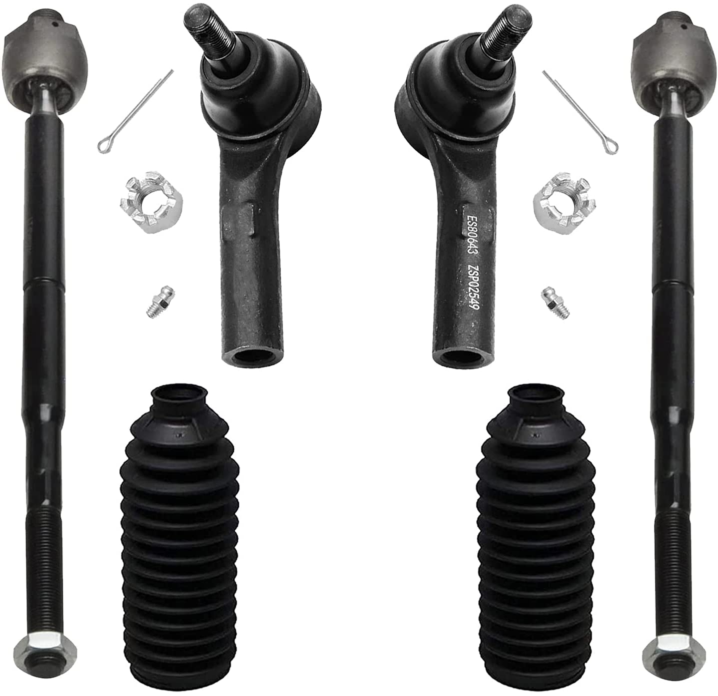 Detroit Axle Front Tie Rods for 20052010 Jeep Grand Cherokee