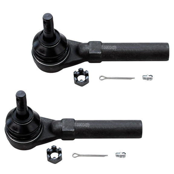 Detroit Axle - Front Tie Rods for Dodge Grand Caravan Chrysler Town & Country Ram C/V Volkswagen Routan, 2 Outer Tie Rod Ends Replacement