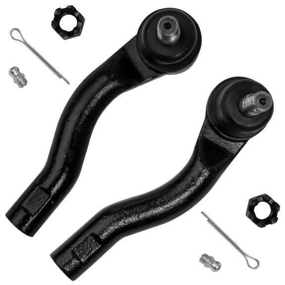 Detroit Axle - Front Tie Rods for Ford Fusion Lincoln MKZ Zephyr Mercury Milan, 2 Outer Tie Rod Ends Set Pair Replacement