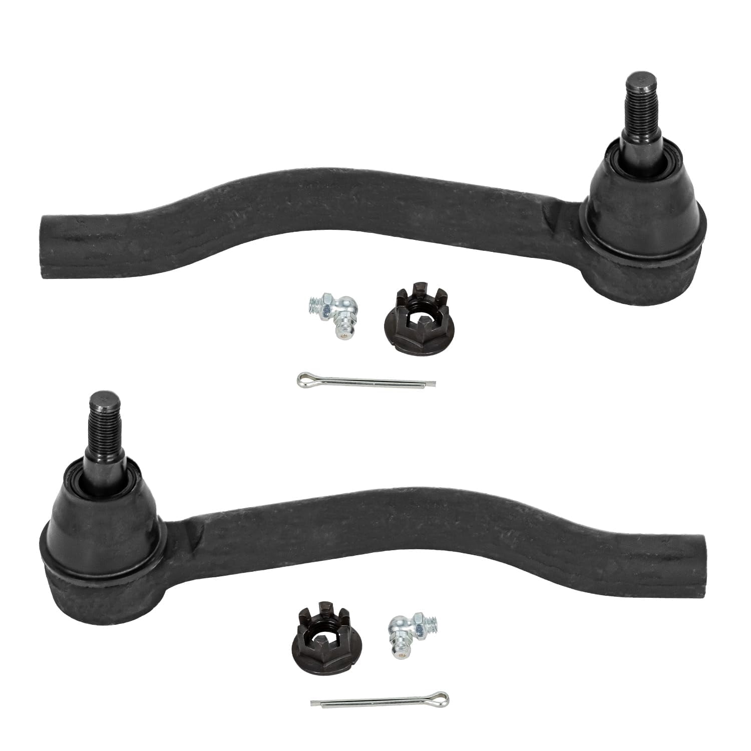 Detroit Axle - Front Tie Rods for Nissan Pathfinder Murano INFINITI JX35 QX60, 2013 2014 2015 2016 2017 2018 2019 2020 2021 2022 2023 2024, 2 Outer Tie Rod Ends Replacement