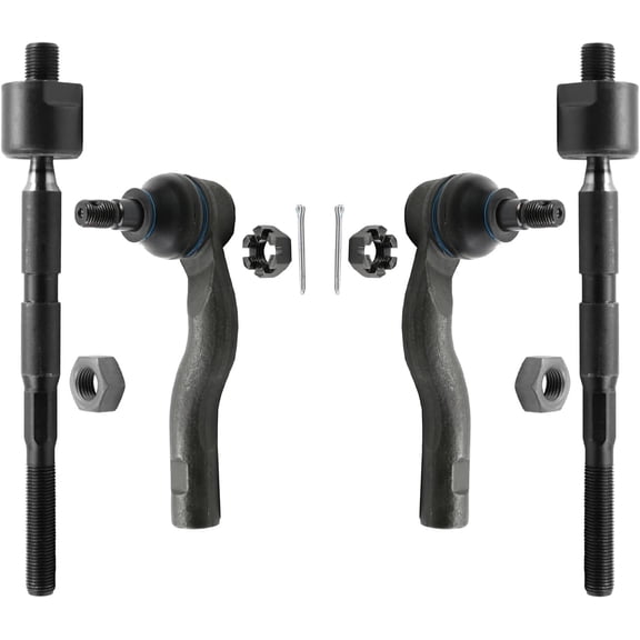 Detroit Axle - Front Tie Rods for Toyota 86 GR86 Subaru BRZ Scion FR-S, Inner and Outer Tie Rod Ends Replacement