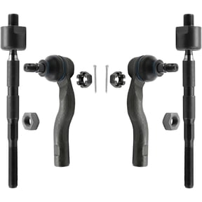 Detroit Axle - Front Tie Rods for Toyota 86 GR86 Subaru BRZ Scion FR-S, Inner and Outer Tie Rod Ends Replacement