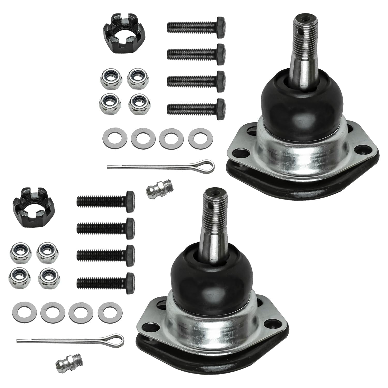 Detroit Axle - Front Upper Ball Joints Replacement for GMC S15 Safari Jimmy Chevy Impala