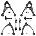 thumbnail image 1 of Detroit Axle - Front Upper Cast Iron Lower Control Arms Suspension Kit Replacement for GMC Yukon Chevy Tahoe Fits select: 2011 ,2013 CHEVROLET SILVERADO K1500 LT, 1 of 7