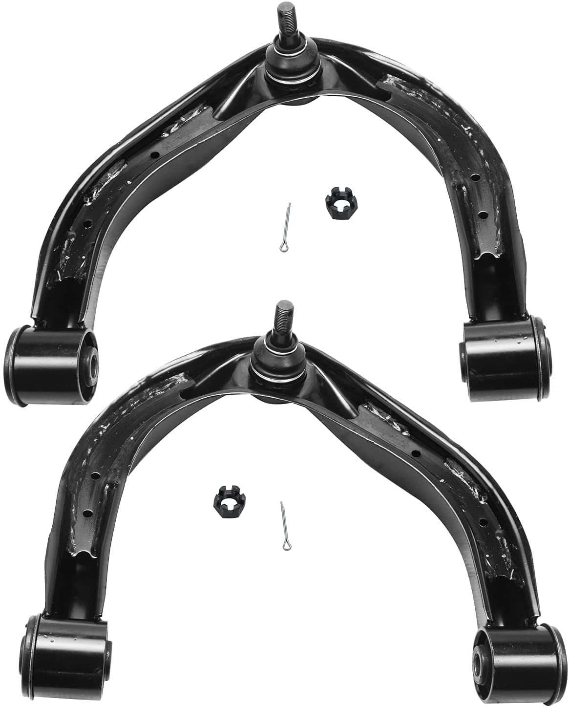 Detroit Axle - Front Upper Control Arm w/Ball Joint Replacement for Nissan Pathfinder Armada Titan Infiniti QX56 QX80 Fits select: 2004-2008 NISSAN TITAN XE/SE/LE, 2017 NISSAN ARMADA PLATINUM
