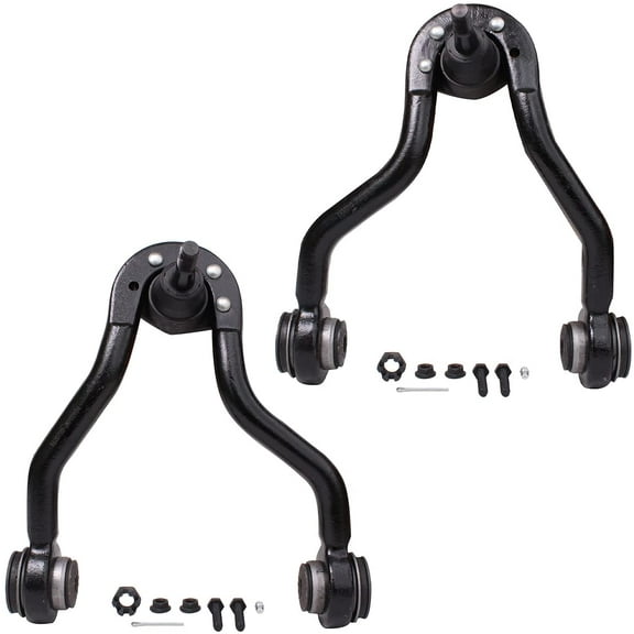 Detroit Axle - Front Upper Control Arms for 4WD Chevy GMC K1500 K2500 Suburban Tahoe Yukon Safari Astro Blazer Cadillac Escalade 2pc Upper Control Arms w/Ball Joints Assembly Set Replacement