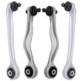 thumbnail image 1 of Detroit Axle - Front Upper Control Arms for Audi A4  A6 Allroad Quattro RS6 S4 S6, 4 Upper Forward Rearward Driver Passenger Side Control Arms w/ Ball Joints Assembly Replacement, 1 of 7