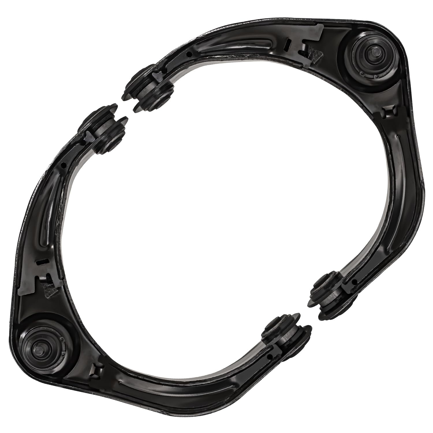 Detroit Axle - Front Upper Control Arms with Ball Joints for 2006 2007 2008 Dodge Ram 1500, 2pc Set Upper Control Arms and Ball Joints Assembly Replacement