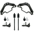 thumbnail image 1 of Detroit Axle - 8pc Front End Upper Control Arms Kit for 2002 2003 Ford Explorer Mercury Mountaineer Replacement Upper Control Arms w/Ball Joints Lower Ball Joints Inner & Outer Tie Rods, 1 of 7