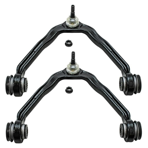 Detroit Axle - Front Upper Control Arms for Chevy GMC Sierra Silverado Yukon XL Avalanche 1500 Tahoe Cadillac Escalade ESV EXT, Replacement 2 Upper Control Arms w/Ball Joints Pair