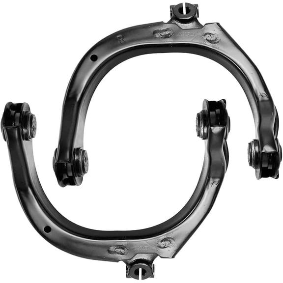 Detroit Axle - Front Upper Control Arms for Chevy Trailblazer EXT GMC Envoy XL XUV SSR Buick Rainier Saab 9-7x Isuzu Ascender, 2pc Upper Control Arms Assembly Set