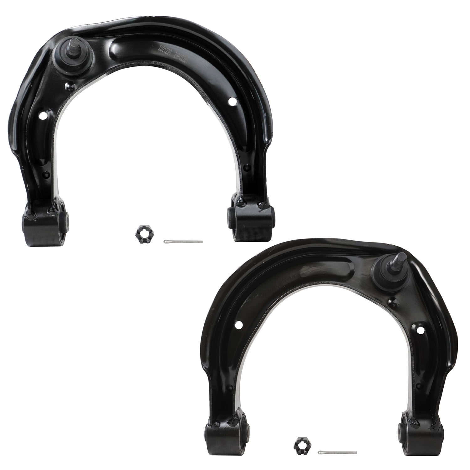 Detroit Axle - Front Upper Control Arms for Hyundai Azera Sonata Kia Amanti 2007 2008 2009 2010, 2pc Upper Control Arms w/Ball Joints Assembly Set Replacement