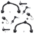 thumbnail image 1 of Detroit Axle - Front Upper Control Arms Lower Ball Joints Sway Bars Outer Tie Rods Replacement for 2005-2006 Ford Expedition Lincoln Navigator Standard Suspension Models, 1 of 7