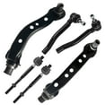 thumbnail image 1 of Detroit Axle - Front Upper Control Arms + Outer & Inner Tie Rod Ends Kit Replacement for 2013-2019 Nissan Sentra NV200 - 6pc Set, 1 of 8