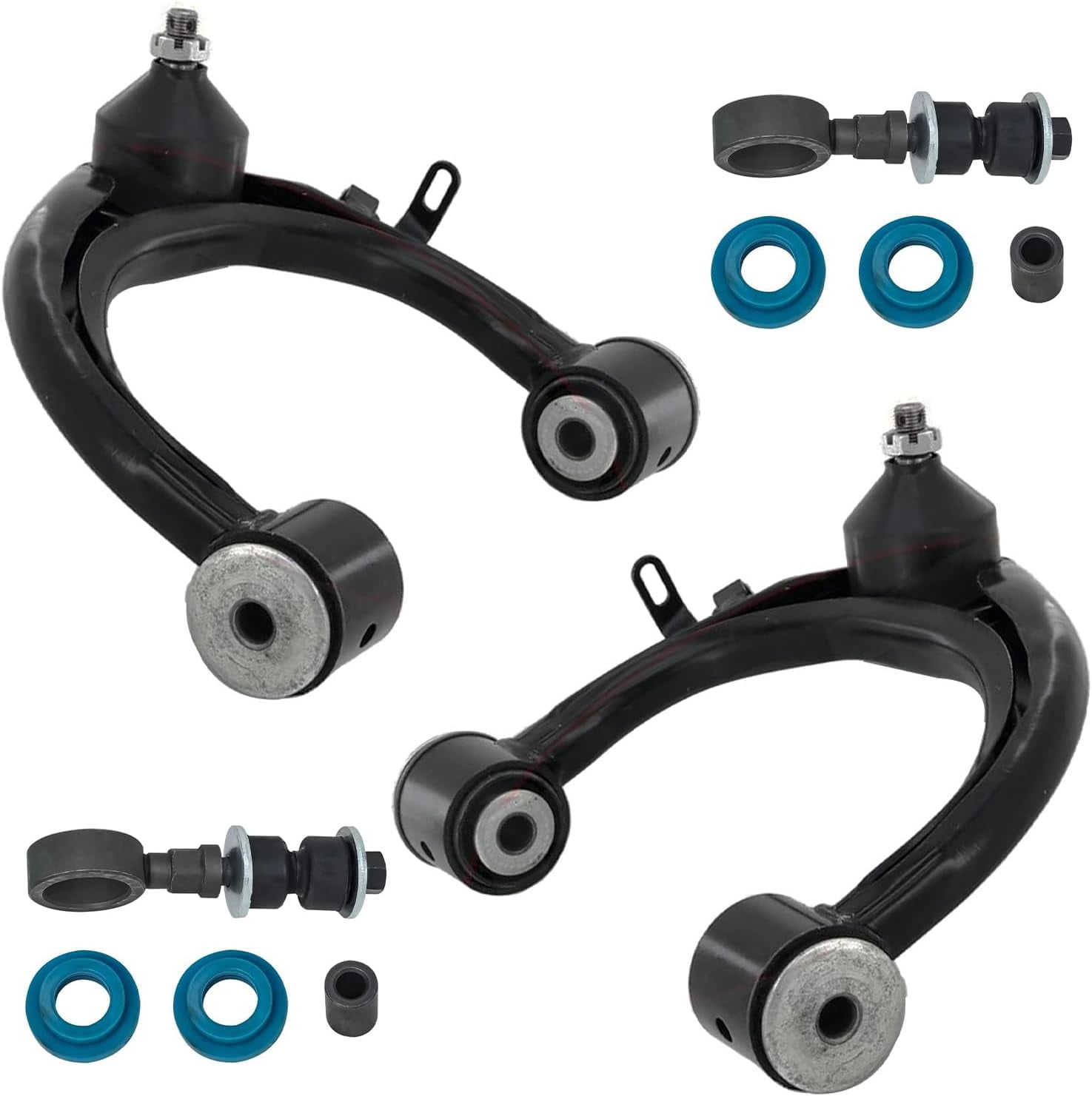 Detroit Axle - Front Upper Control Arms Sway Bars for Toyota 1998-2007 ...