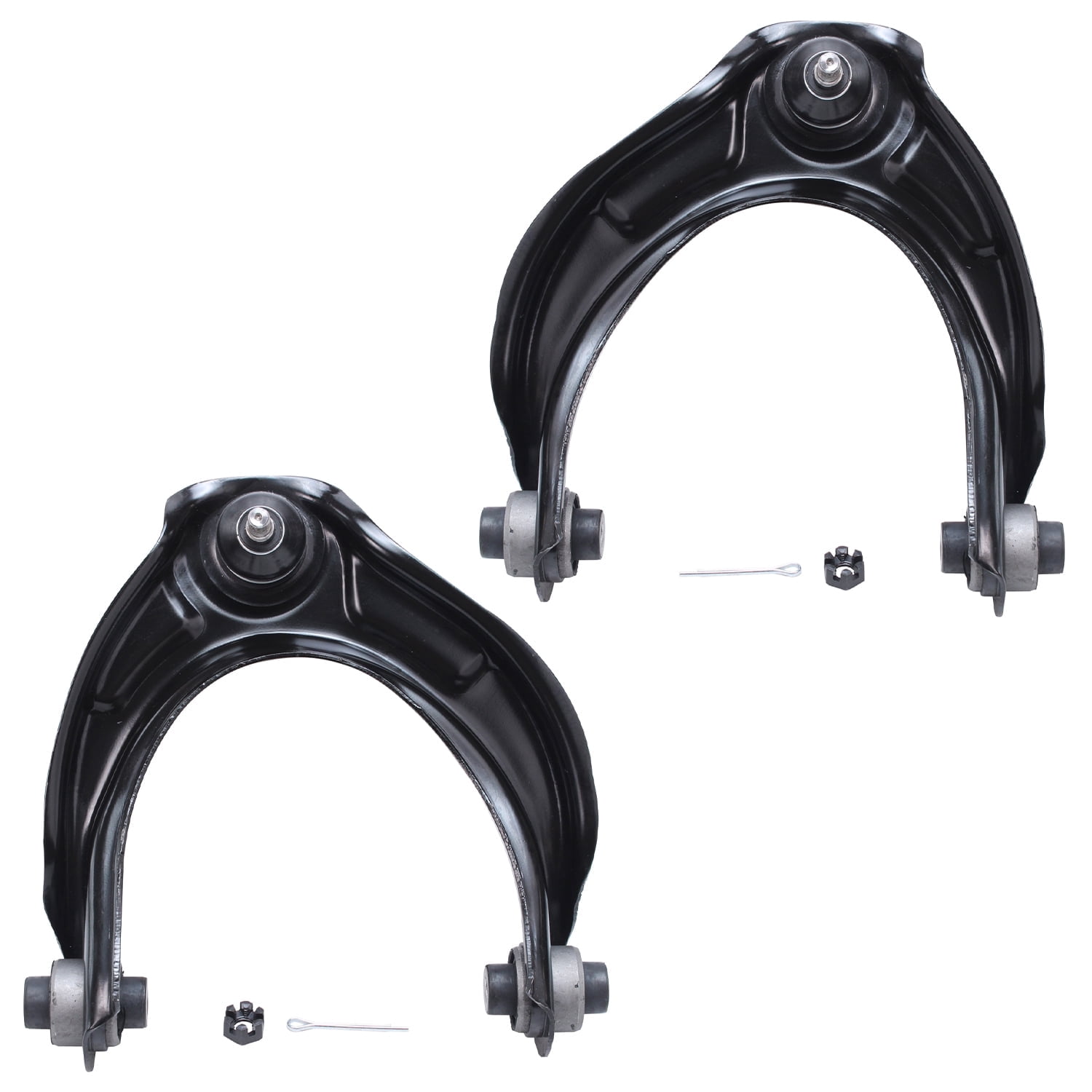 Detroit Axle - 2 Front Control Arms for 2008-2012 Honda Accord 2009-2014 Acura TL TSX, 2010 2011 Upper Control Arms & Ball Joints Assembly Set