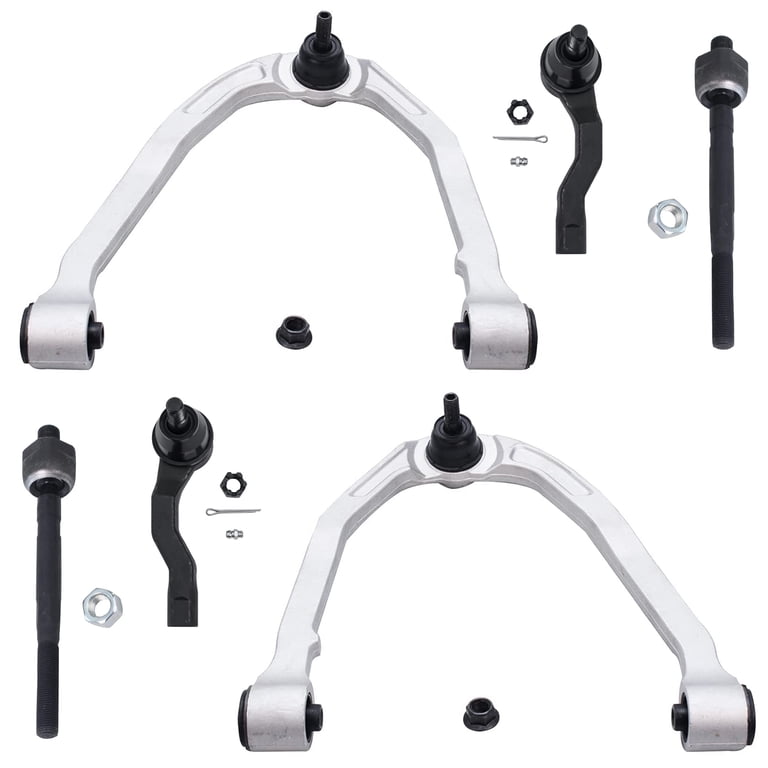 4-Piece Inner & Outer Tie Rod Ends Kit For Infiniti G35 & Nissan 350Z RWD Steering