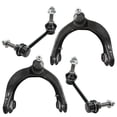 thumbnail image 1 of Detroit Axle - 4pc Front End Control Arms Kit for 11-15 Dodge Durango Jeep Grand Cherokee, 2 Upper Control Arms w/Ball Joints 2 Sway Bars 2011 2012 2013 2014 2015, 1 of 7
