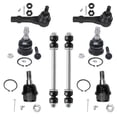 thumbnail image 1 of Detroit Axle - Front Upper & Lower Ball Joints + Outer Tie Rods + Sway Bars Replacement for Ford Ranger Mazda B2300 B2500 B3000 [RWD with Coil Spring] - 8pc Set, 1 of 7