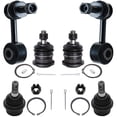 thumbnail image 1 of Detroit Axle - Front Ball Joints Sway Bars for 2008-2022 Toyota Sequoia, 2007-2021 Tundra, Upper Lower Ball Joints Sway Bar End Links Replacement, 1 of 7