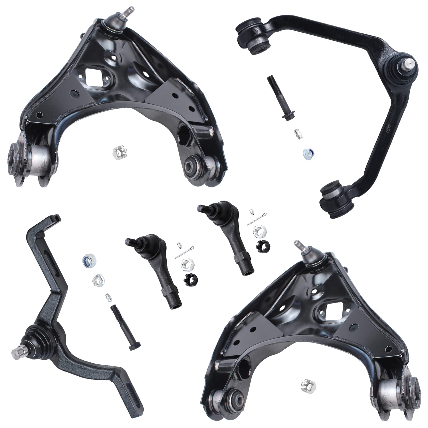 Detroit Axle - Front Upper Lower Control Arm with Ball Joint + Outer ...