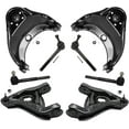 thumbnail image 1 of Detroit Axle - Front Upper Lower Control Arms and Tie Rods Replacement for 2WD Chevy/GMC C1500 C2500 Express Savana 1500 2500 Tahoe Yukon 6-LUG Wheels - 8pc Set, 1 of 2