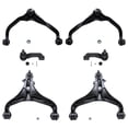 thumbnail image 1 of Detroit Axle - Front Upper & Lower Control Arms with Outer Tie Rods Replacement for 2007-2011 Dodge Nitro - [2008-2012 Jeep Liberty], 1 of 7