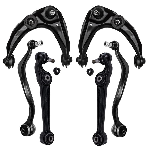 Detroit Axle - Front Upper Lower Rearward Forward Control Arms Replacement for 2006 - 2007 Ford Fusion / Mercury Milan - [2007 Lincoln MKZ] - Manufactured before September 4, 2006 - 6pc Set