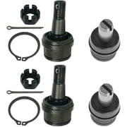 Detroit Axle - Front Upper and Lower Ball Joints Replacement for 1987-1996 Ford F-150 2WD