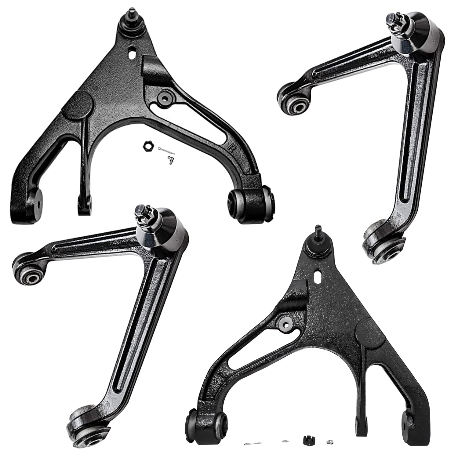 Detroit Axle Front Upper and Lower Control Arm Ball Joint Replacement