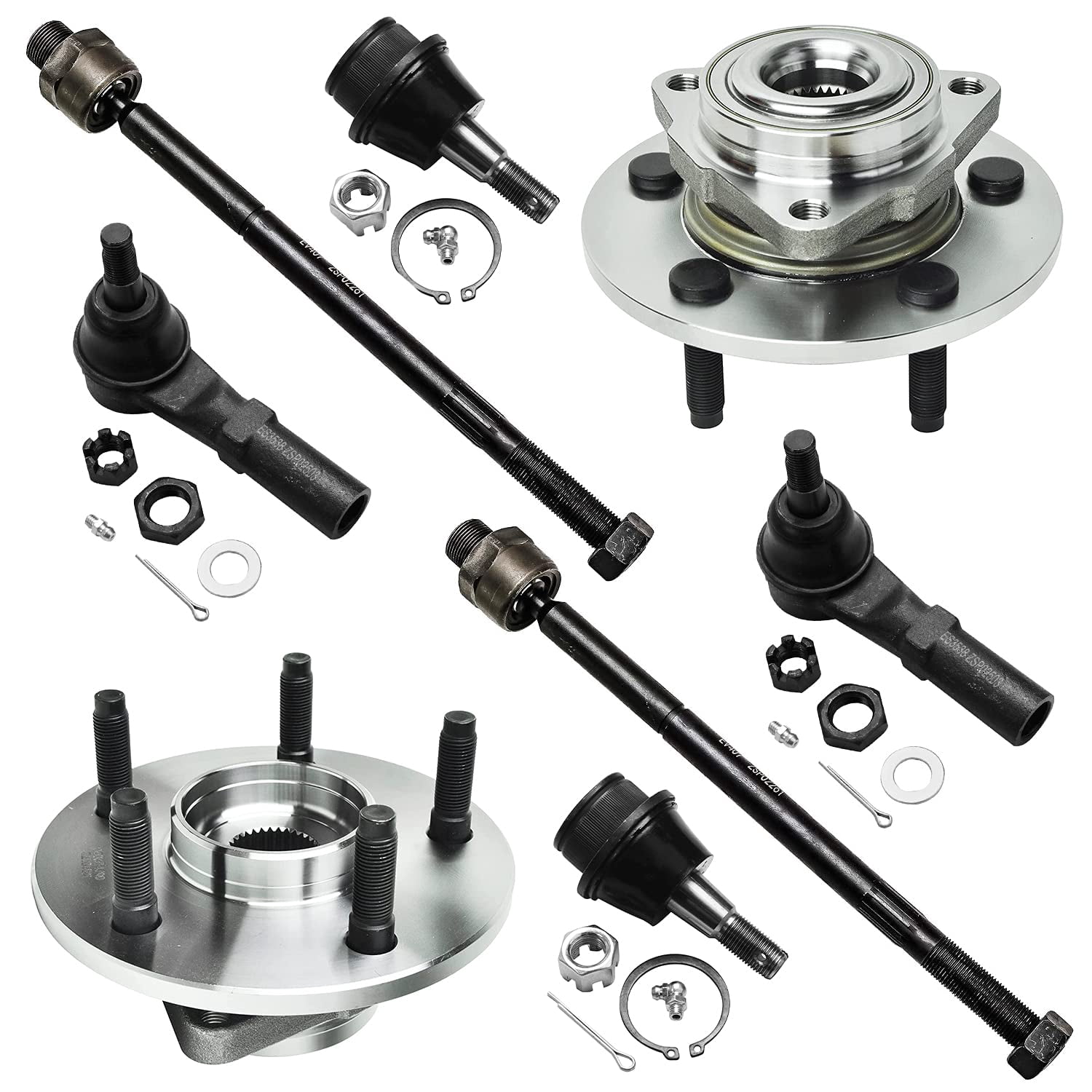 Wheel Rod Replacement Detroit Axle - Front Wheel Bearing & Hub Assembly Lower Ball Joint w ...