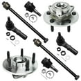 thumbnail image 1 of Detroit Axle - Front Wheel Bearing & Hub Assembly Lower Ball Joint w/Inner & Outer Tie Rods Replacement for 2002 2003 2004 2005 Dodge Ram 1500 (5 Lug; 2- Wheel ABS), 1 of 6