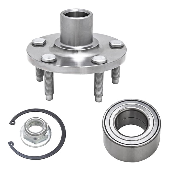 Detroit Axle - Front Wheel Bearing Hub for 07-10 Ford Edge Lincoln MKX, 2007 2008 2009 2010 Wheel Bearing & Hub Assembly Replacement