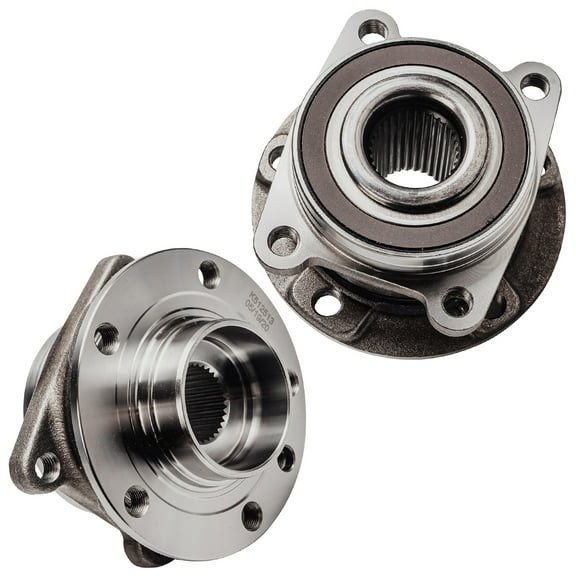 Detroit Axle - Front Wheel Bearing Hubs for 14-20 Jeep Cherokee [w/Off Road Suspension] 2014 2015 2016 2017 2018 2019 2020, 2 Wheel Bearing and Hubs Assembly Replacement