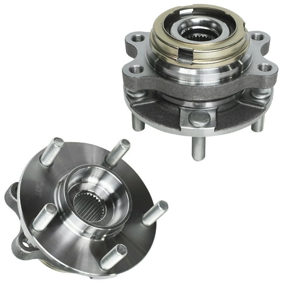 Detroit Axle - Front Wheel Bearing Hubs for 2003-2007 Nissan Murano, 04-09 Quest, 2 Wheel Bearing and Hubs 2004 2005 2006 2007 Replacement Bearing Hubs