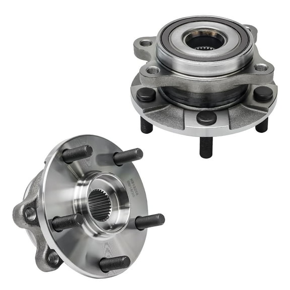 Detroit Axle - Front Wheel Bearing Hubs for 2006-2018 Toyota Rav4 11-16 Scion tC, 2011 2012 2013 2014 2015 2016 Wheel Bearing and Hubs Assembly Set, Pair Hubs 16-19 Toyota Mirai Replacement