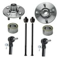 thumbnail image 1 of Detroit Axle - Front Wheel Bearing Hubs & Inner Outer Tie Rods for 1994-2002 Saturn SC1 SC2 SL SL1 SL2 SW1 SW2 1995 1996 1997 1998 1999 2000 2001 Replacement, 1 of 7