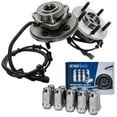 thumbnail image 1 of Detroit Axle - Front Wheel Bearing Hubs Kit for 02-05 Ford Explorer Mercury Mountaineer, 2003-2005 Lincoln Aviator, 2 Wheel Bearing & Hubs 10 Wheel Lug Nuts 2004 Replacement, 1 of 6