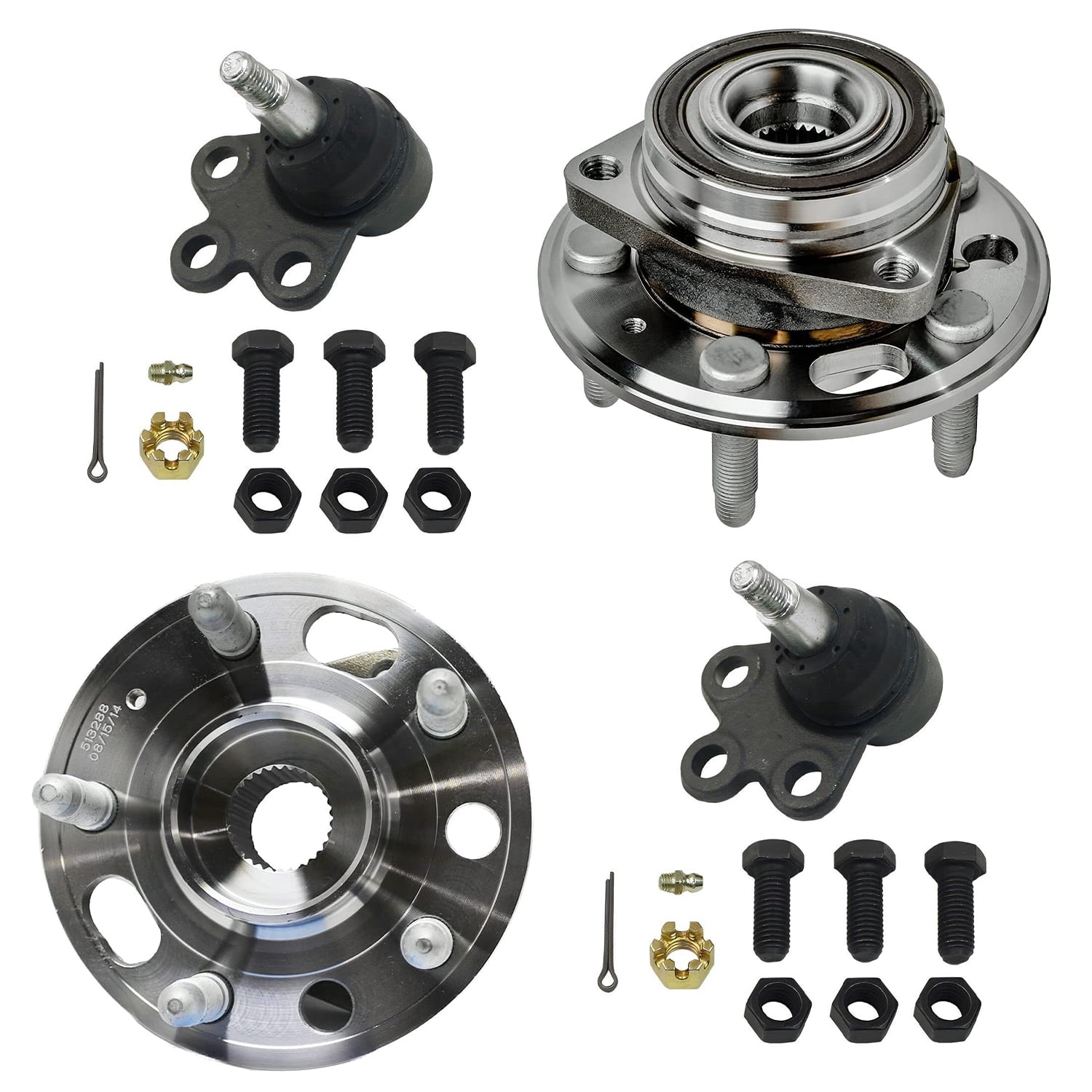 Detroit Axle Front CV Axles Kit For 2010-2017 Chevy Equinox & GMC
