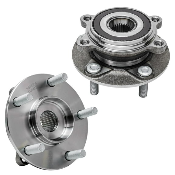 Detroit Axle - Front Wheel Bearing Hubs for 2014-2018 Mazda 3 [3 Sport], 2016-2020 Mazda CX-3, 2 Wheel Hub Bearings Assembly 2017 Replacement