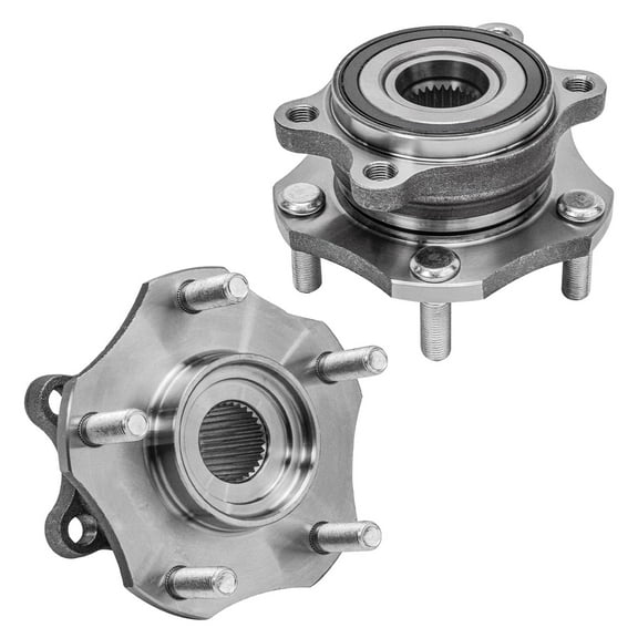 Detroit Axle - Front Wheel Bearing Hubs for 2014-2023 Nissan Rogue, 2017-2018 Qashqai, 2017-2022 Rogue Sport, 2 Wheel Bearings Assembly Replacement