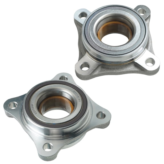 Detroit Axle - 2 Front Wheel Bearing Modules Assembly for 05-23 Toyota Tacoma, 03-22 4Runner, 07-14 FJ Cruiser, 03-09 Lexus GX470, 10-21 GX460, 4Lugs w/ABS