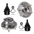 thumbnail image 1 of Detroit Axle - Front Wheel Bearing and Hubs + Lower Ball Joints Replacement for 2009 2010 2011 2012-2020 Dodge Journey 5 Lugs - 4pc Set, 1 of 7