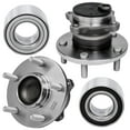 thumbnail image 1 of Detroit Axle - Front Wheel Bearings Rear Wheel Bearing Hubs for 05-13 Mazda 3 5, 2 Wheel Bearings 2 Wheel Bearing Hubs 2006 2007 2008 2009 2010 2011 2012 Replacement, 1 of 7