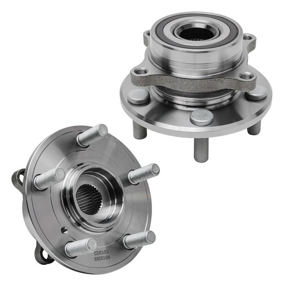 Detroit Axle - Front Wheel Bearings and Hubs Assembly Replacement for 2011 2012 2013 2014 2015 2016 2017 Honda Odyssey - 2pc Set