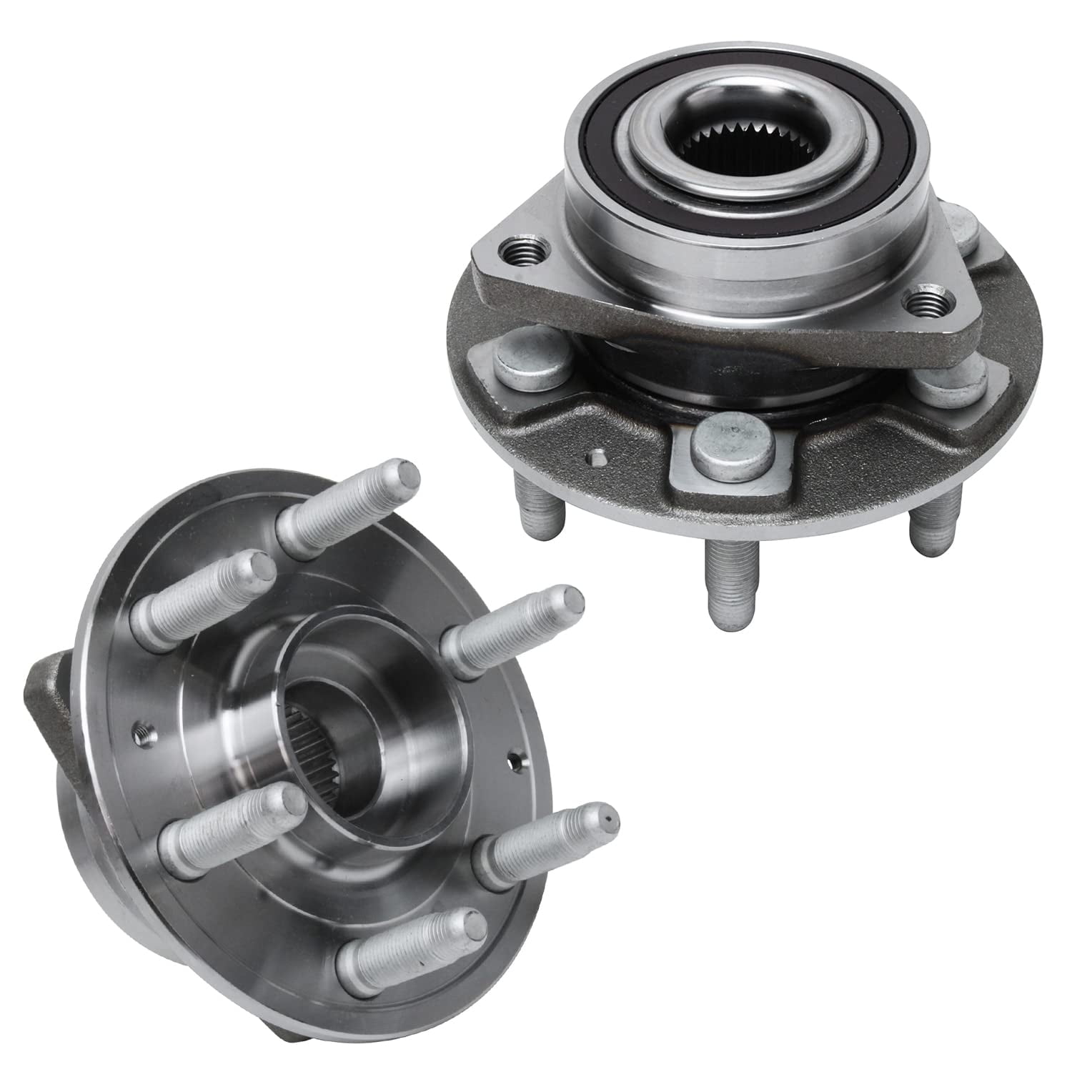 Detroit Axle - Front Wheel Bearings and Hubs Assembly Replacement for 2019 2020 GMC Acadia Chevy Traverse Enclave Blazer XT5 XT6