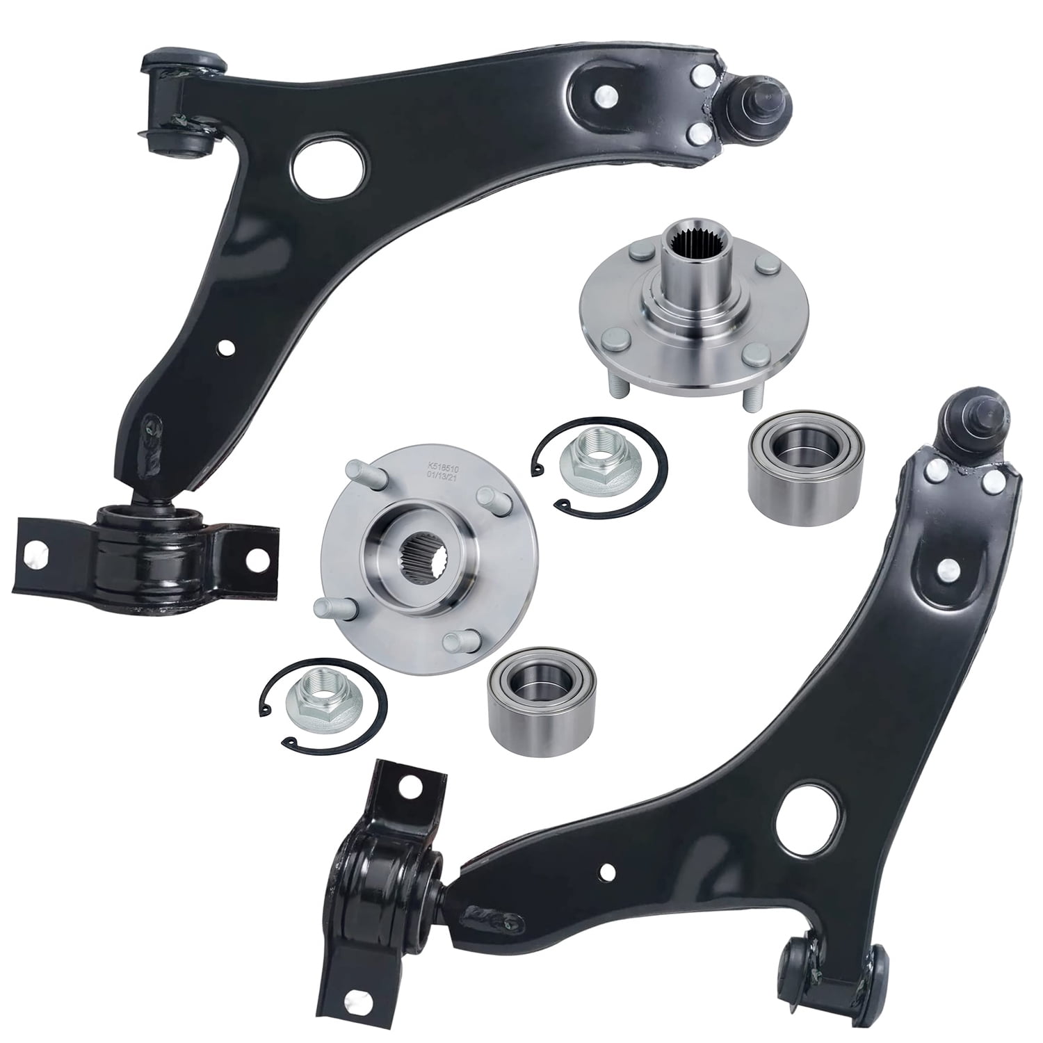 TOP QUALITY Front Suspension Control Arm And Ball Joint Assembly Steering Tie Rod End Stabilizer Bar Link Kit (8Pc) For Hyundai Santa Fe Kia Sorento ( High-Performance Suspension | Downtown Subaru in Toronto