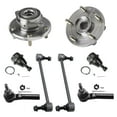 thumbnail image 1 of Detroit Axle - Front Wheel Hub & Bearing Assembly Outer Tie Rods Sway Bar Links Lower Ball Joints for 09-14 Dodge Journey 2010 2011 2012 2013 Replacement, 1 of 8