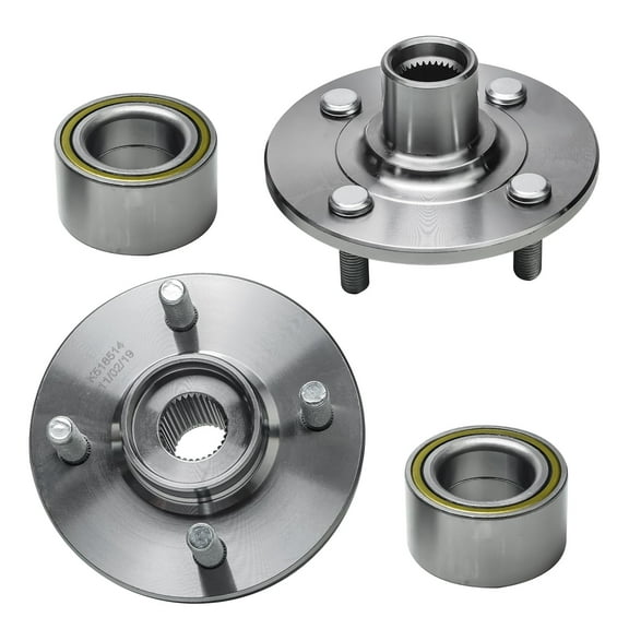Detroit Axle - Front Wheel Hub & Bearing Assembly Replacement for 1994-2002 Saturn SC1 SC2 SL SL1 SL2 SW1 SW2